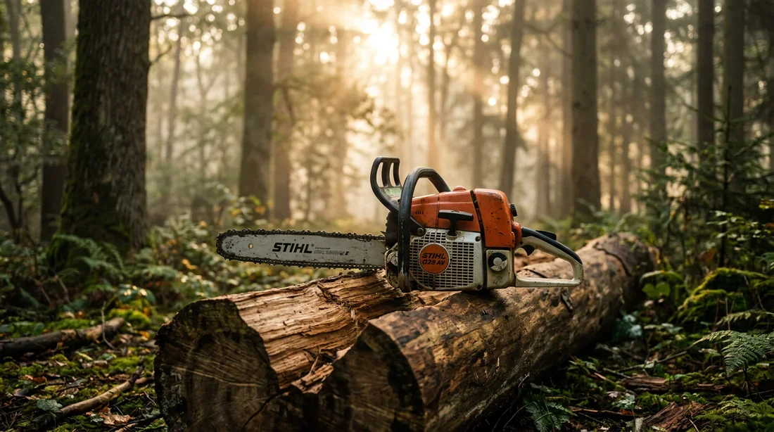 Puissance de la Stihl 038 AV et fiche technique moteur