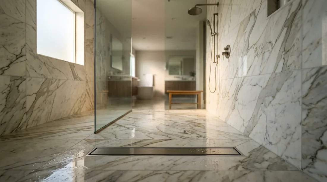 Installer un bouchon anti odeur pour douche italienne