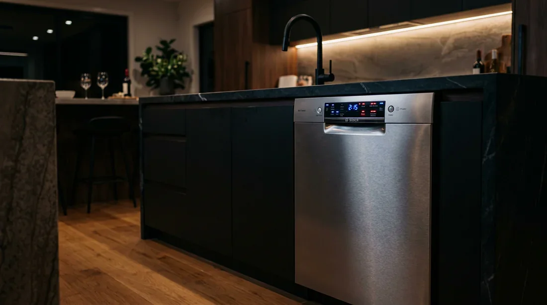 Lave-vaisselle Bosch Silence Plus tous les voyants allumés